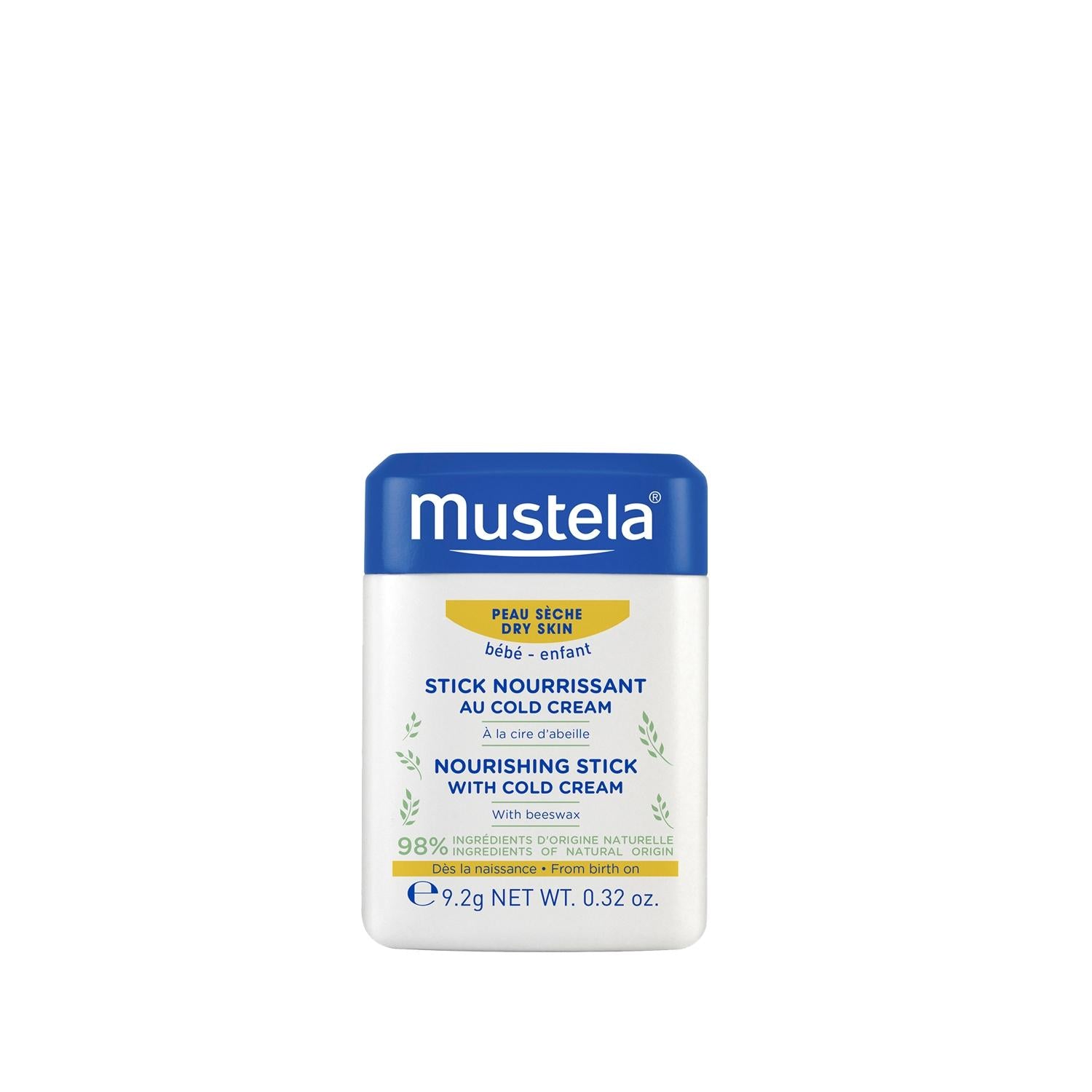 Mustela Cold Cream &amp; Organic Beeswax Nourishing Stick 9.2 g