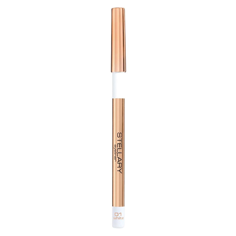 Stellary Eyeliner Pencil 01 White Smooth Wear