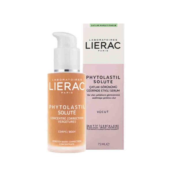 lierac phytolastil serum bottle, close up of lierac serum, applying lierac phytolastil serum Lierac Phytolastil Serum - Reduce Stretch Marks | 75ml Lierac Phytolastil Serum - Reduce Stretch Marks | 75ml lierac, phytolastil-serum, stretch-marks, skin-care, serum, body-treatment, natural-ingredients, beauty, moisturizer, ai-generated