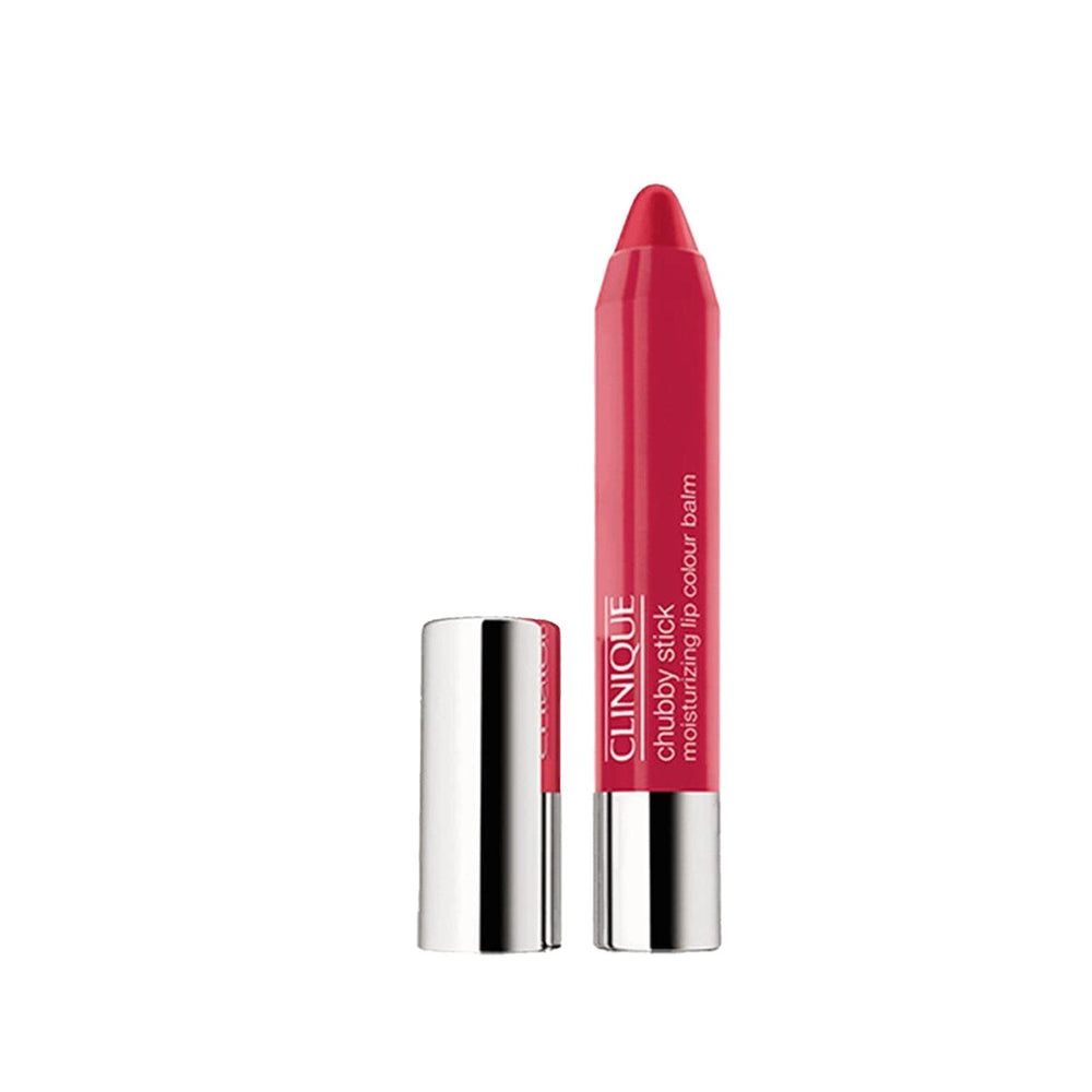 Clinique Chubby Stick Chunky Cherry Lip Moisturizer - 3 x 3g Portable Hydrating Lip Care (Pack of 3)