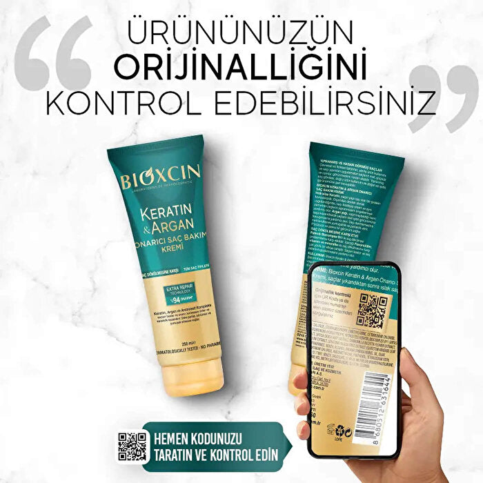 Bioxcin Keratin & Argan Repair Hair Cream - view 6