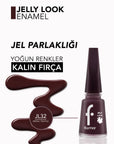 Flormar Jelly Look Nail Enamel Glossy Gel-Effect Polish 11ml