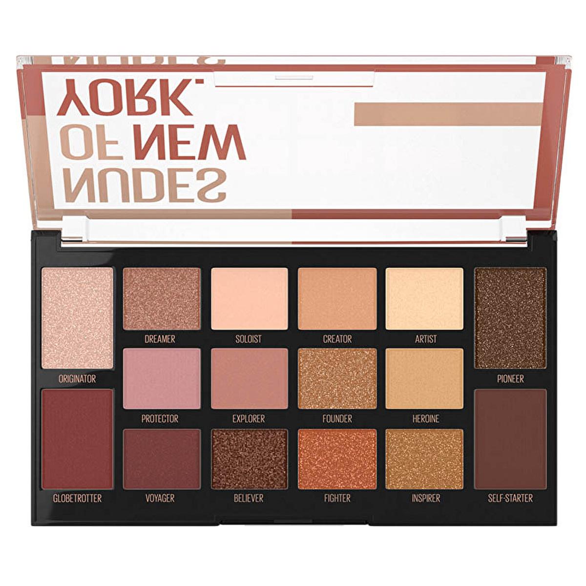 Maybelline New York Nudes of New York Eyeshadow Palette - 16 Neutral Shades, High Pigmentation, Smooth Application Maybelline New York Nudes Eyeshadow Palette - 16 Neutral Shades Maybelline New York Nudes of New York Eyeshadow Palette, Neutral eyeshadow palette, Nude eyeshadow shades, High pigmentation eyeshadow, Makeup for everyday look, Eyeshadow Palette, Makeup, Beauty, Cosmetics, Neutral shades, Nude shades, Smooth application, High pigmentation, Attractive packaging, Makeup for professionals, Makeup fo