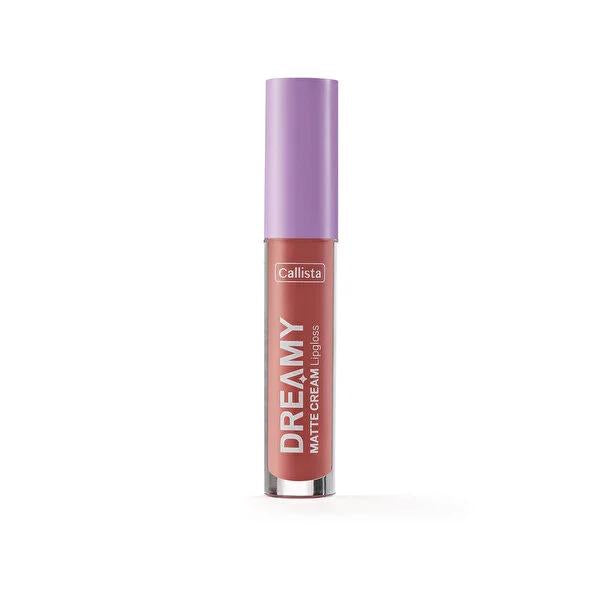Callista Dreamy Matte Cream Lip Gloss No:208 Brown - Nourishing, Long-Lasting, Semi-Matte Finish Callista Dreamy Matte Cream Lip Gloss - Nourishing & Long-Lasting lip gloss, matte lip gloss, cream lip gloss, long-lasting lip gloss, nourishing lip gloss, brown lip gloss, Callista, cosmetics, lip care, makeup, beauty products