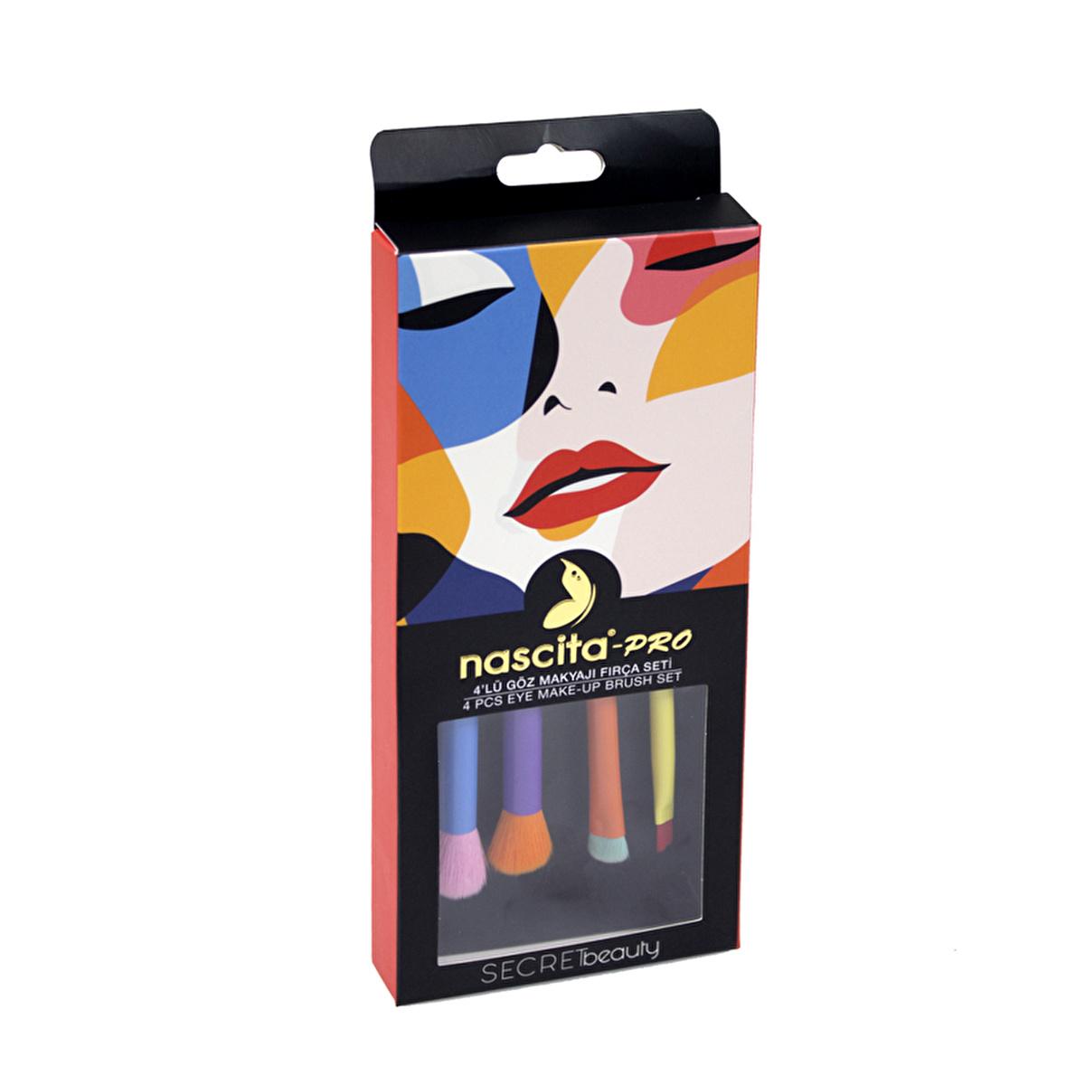 Nascita Secret Beauty Makeup Brush Set - 4 Piece Eye Makeup Brushes for Precision Application Nascita Secret Beauty 4-Piece Eye Makeup Brush Set makeup brush set, eye makeup brushes, Nascita Secret Beauty, beauty tools, cosmetic brushes, makeup accessories, beauty essentials, eye makeup application, makeup brushes, beauty products