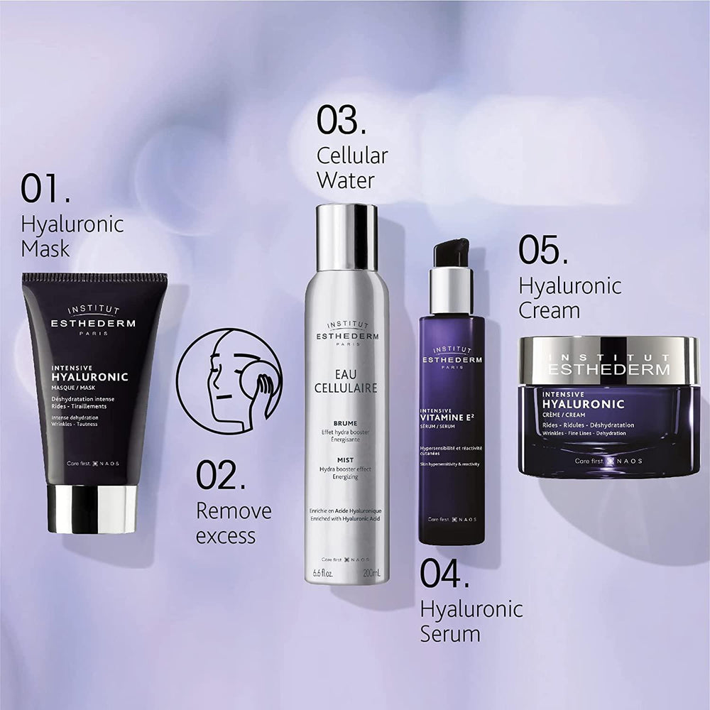 Institut Esthederm Intensive Hyaluronic Acid Face Mask - Anti-Aging Skincare for Dry Skin - view 4