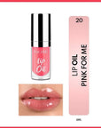 Note Cosme Lip Oil 20 Pink For Me Hydrating Gloss 6ml