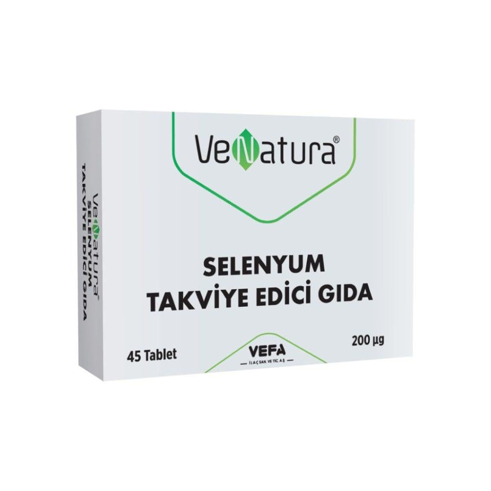 Venatura Selenium 200 mcg Dietary Supplement - 45 Tablets, Gluten-Free, Vegan-Friendly Venatura Selenium 200 mcg - Gluten-Free & Vegan Supplement Selenium supplement, Dietary supplement, Vegan dietary supplement, Gluten-free supplement, 200 mcg Selenium tablets, Immune system support, Health and wellness, Vegan-friendly, Gluten-free, Dietary restriction-friendly, Supplement for adults, Selenium 200 mcg, Venatura