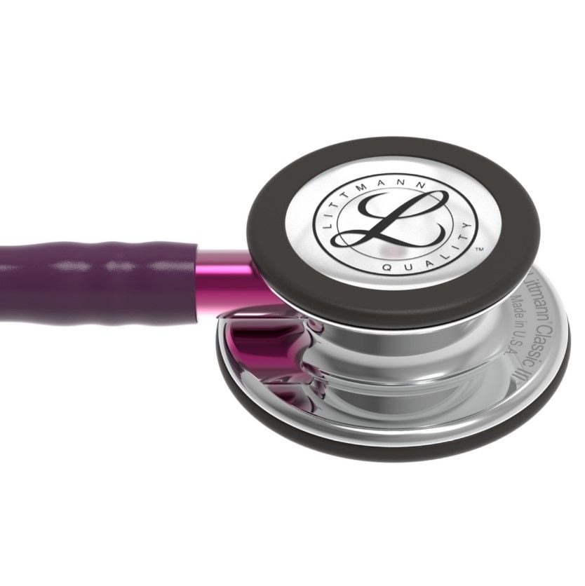 3M Littmann Classic III Stethoscope Mirror Finish Plum 5960