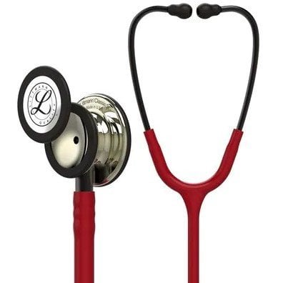 3M Littmann Classic III Stethoscope Champagne Finish Burgundy