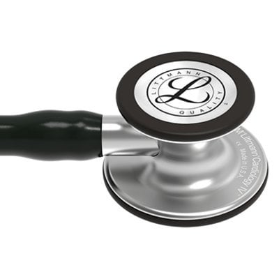 3M Littmann Cardiology IV Stethoscope 6152, 69 in Black Tube, Dual-Lumen