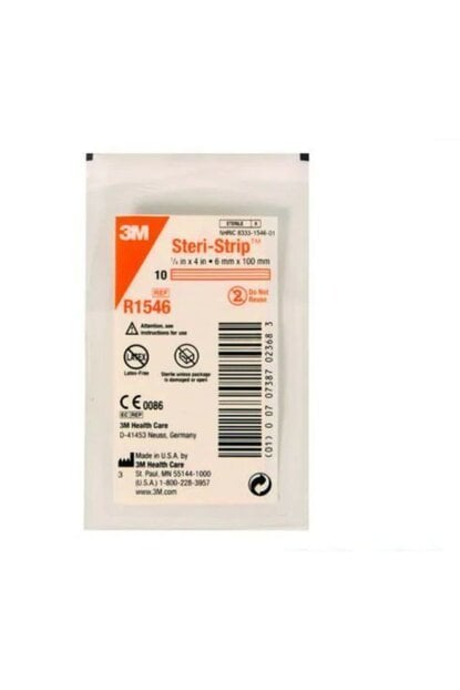 3M Steri-Strip Adhesive Skin Closures 6mm x 100mm 1 Count