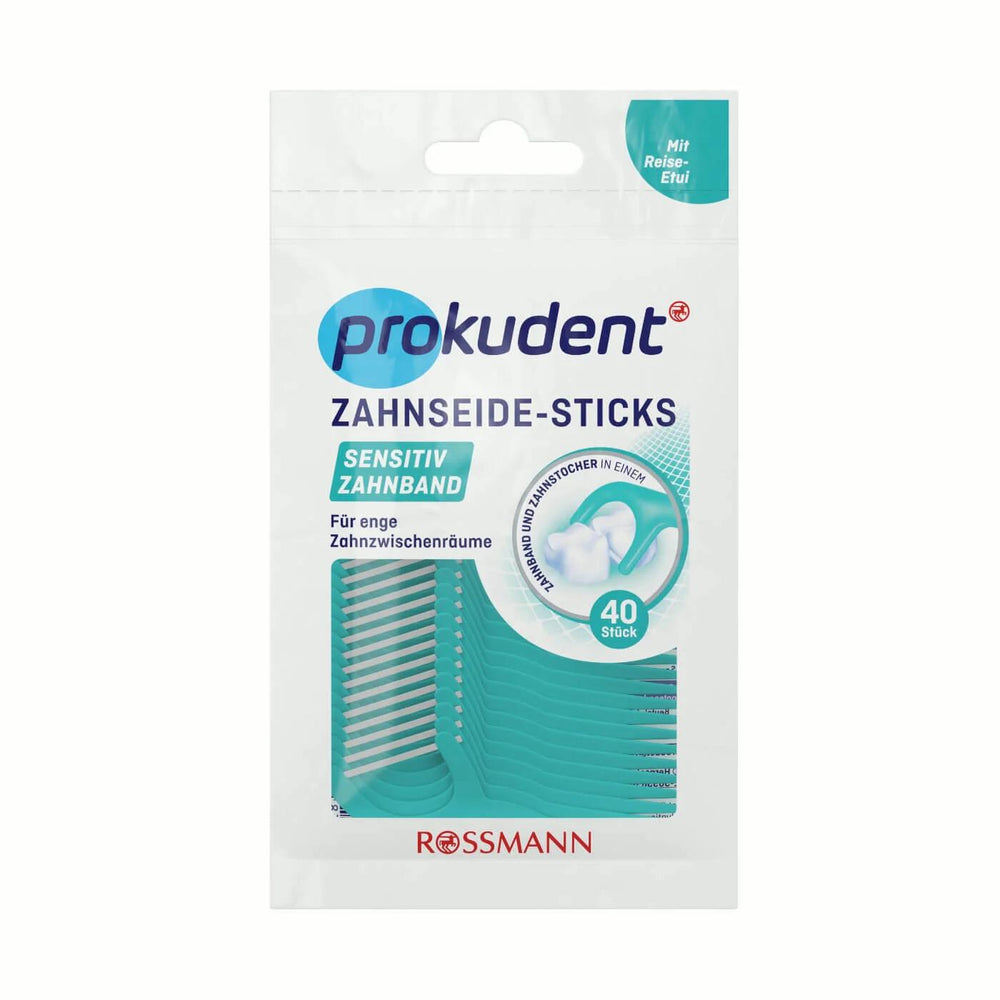 Prokudent Sensitive Floss Picks for Gentle Cleaning 40 Count