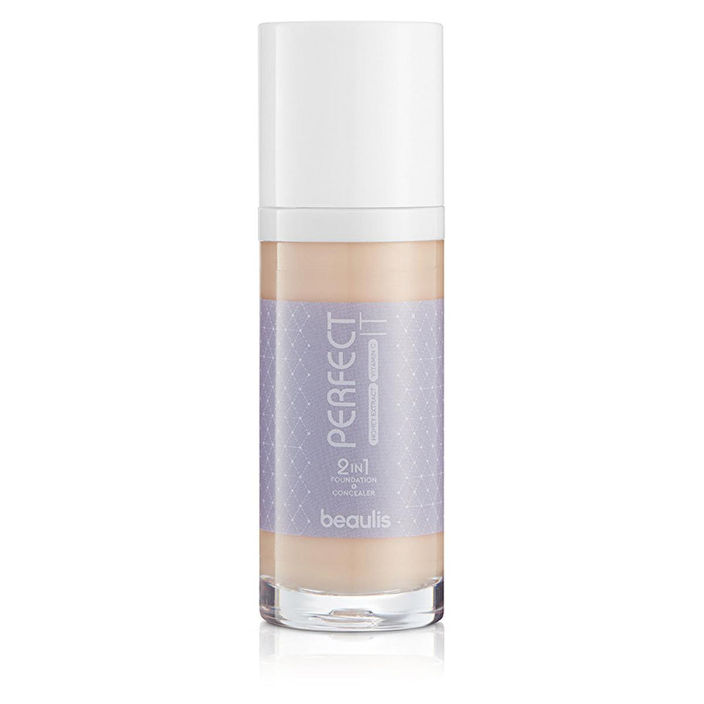 Beaulis 2 in 1 Foundation & Concealer - Matte Finish, Long Lasting Makeup for Flawless Skin - Foundation