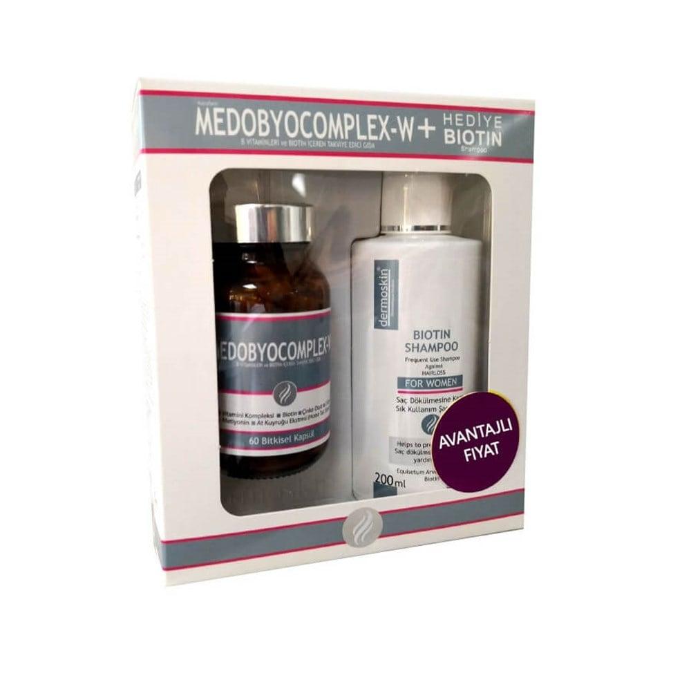 Dermoskin Nutrafarm Medobyocomplex-W Dietary Supplement &amp; - 60 Capsules - image 2