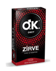 Okey Zirve Textured Condoms - Vanilla Flavored, Lubricated, 10 Count Okey Zirve Condoms - Textured, Vanilla Flavored textured condoms, flavored condoms, lubricated condoms, safe intimacy products, enhanced pleasure condoms, adult intimacy products, condoms with reservoir tip, vanilla flavored condoms, latex condoms, intimacy enhancement products, protection during intimacy, couples intimacy gifts