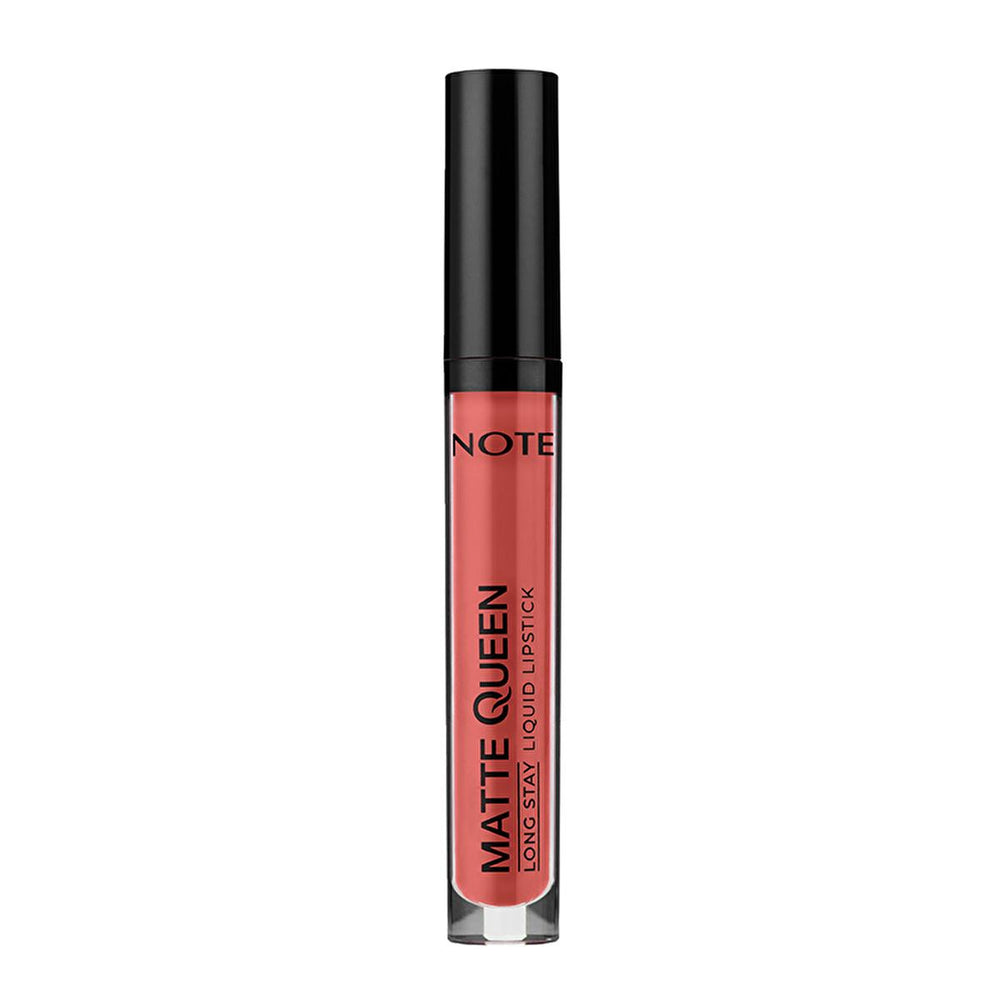 Note Cosmetics Matte Queen Liquid Lipstick - Long-Lasting, High-Pigment Matte Finish Lip Color for Makeup - Lipstick