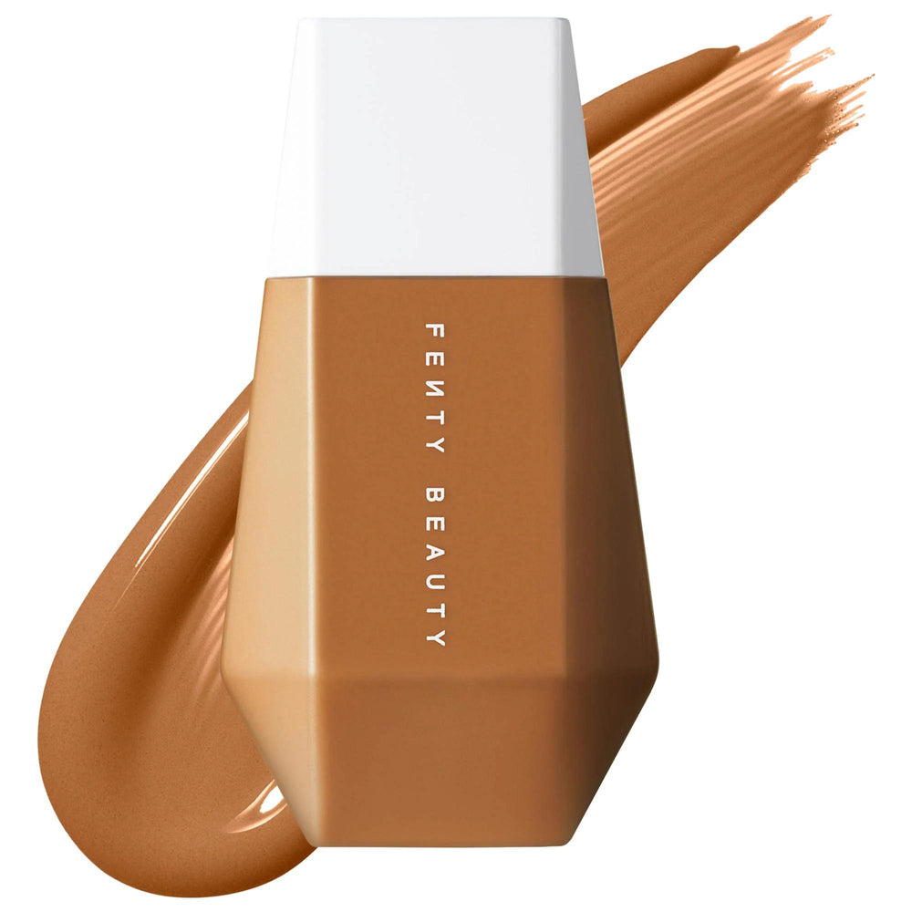 Fenty Beauty Eaze Drop: Blurring Skin Tint - Lightweight, Buildable Light Coverage Vegan Foundation for Natural, Smooth Skin Fenty Eaze Drop: Light Coverage Foundation - Natural, Smooth Skin tinted moisturizer, light coverage foundation, blurring skin tint, vegan foundation, cruelty-free makeup, buildable coverage foundation, natural finish foundation, sweat resistant foundation, humidity resistant skin tint, smooth skin complexion, foundation, makeup, face makeup, light coverage, natural finish, vegan, cru