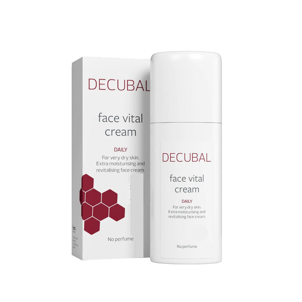 Decubal Face Vital Face Cream for Dry and Sensitive Skin - 50ml, Gentle Moisturizer, Nourishing Skincare Decubal Face Vital Face Cream for Dry Skin - Gentle & Nourishing face cream, dry skin care, sensitive skin moisturizer, nourishing face cream, gentle skincare, skincare for dry skin, moisturizing face cream, Decubal Face Vital, dry skin moisturizer, sensitive skin care, skincare products