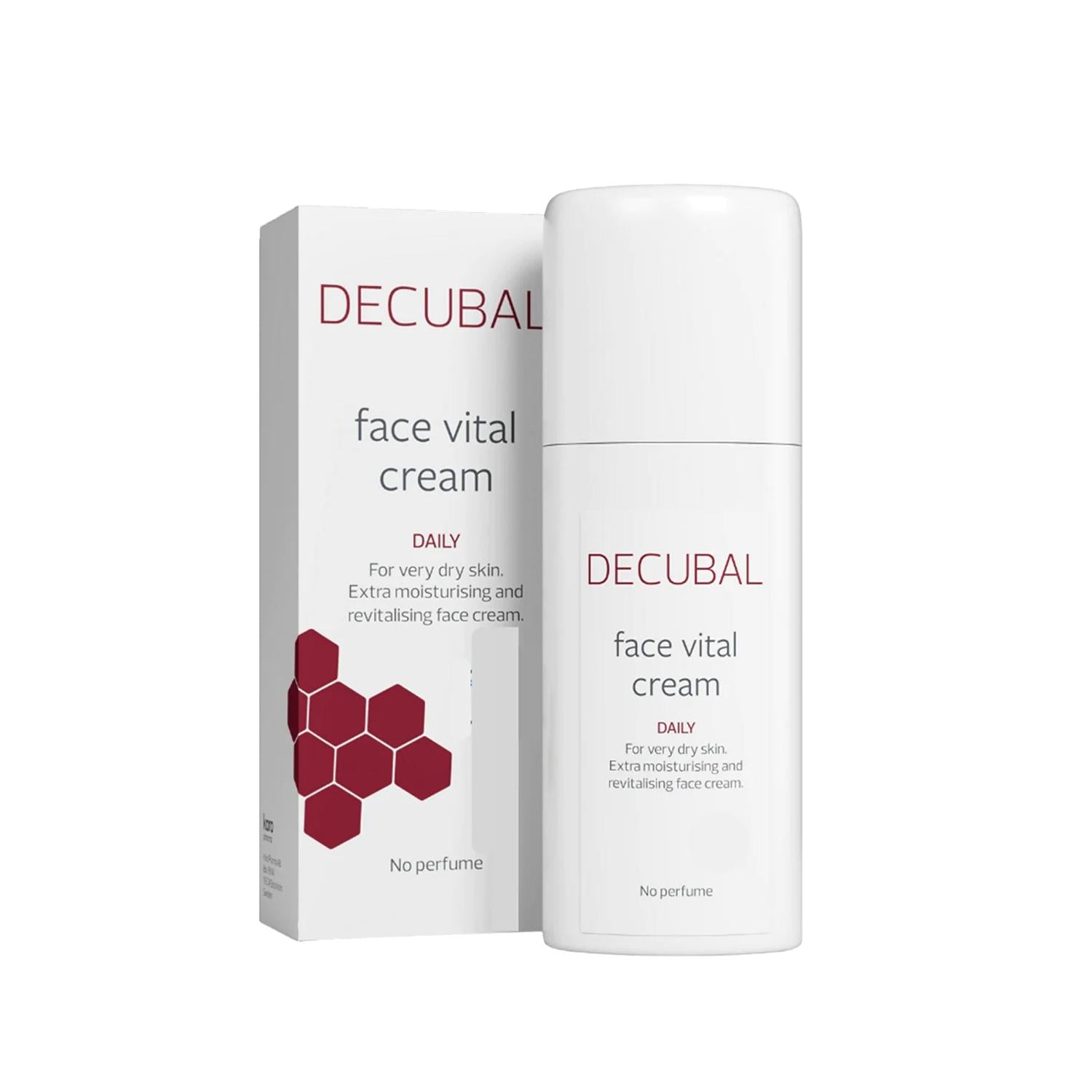 Decubal Face Vital Face Cream for Dry and Sensitive Skin - 50ml, Gentle Moisturizer, Nourishing Skincare Decubal Face Vital Face Cream for Dry Skin - Gentle &amp; Nourishing face cream, dry skin care, sensitive skin moisturizer, nourishing face cream, gentle skincare, skincare for dry skin, moisturizing face cream, Decubal Face Vital, dry skin moisturizer, sensitive skin care, skincare products