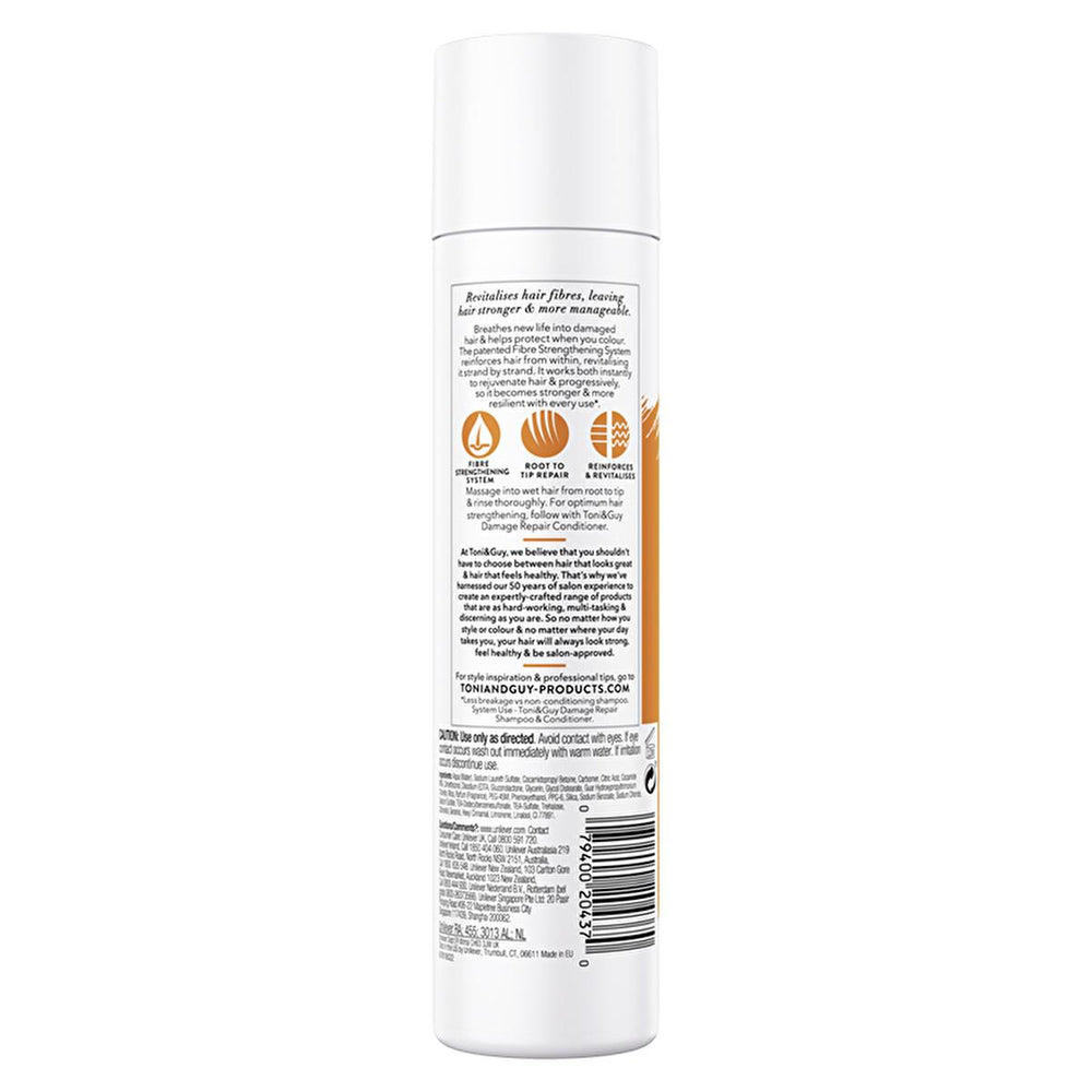 Toni&Guy Shampoo for Damaged Hair - Gentle, Non-Greasy Cleansing & Volume Boost - 250ml - Shampoo