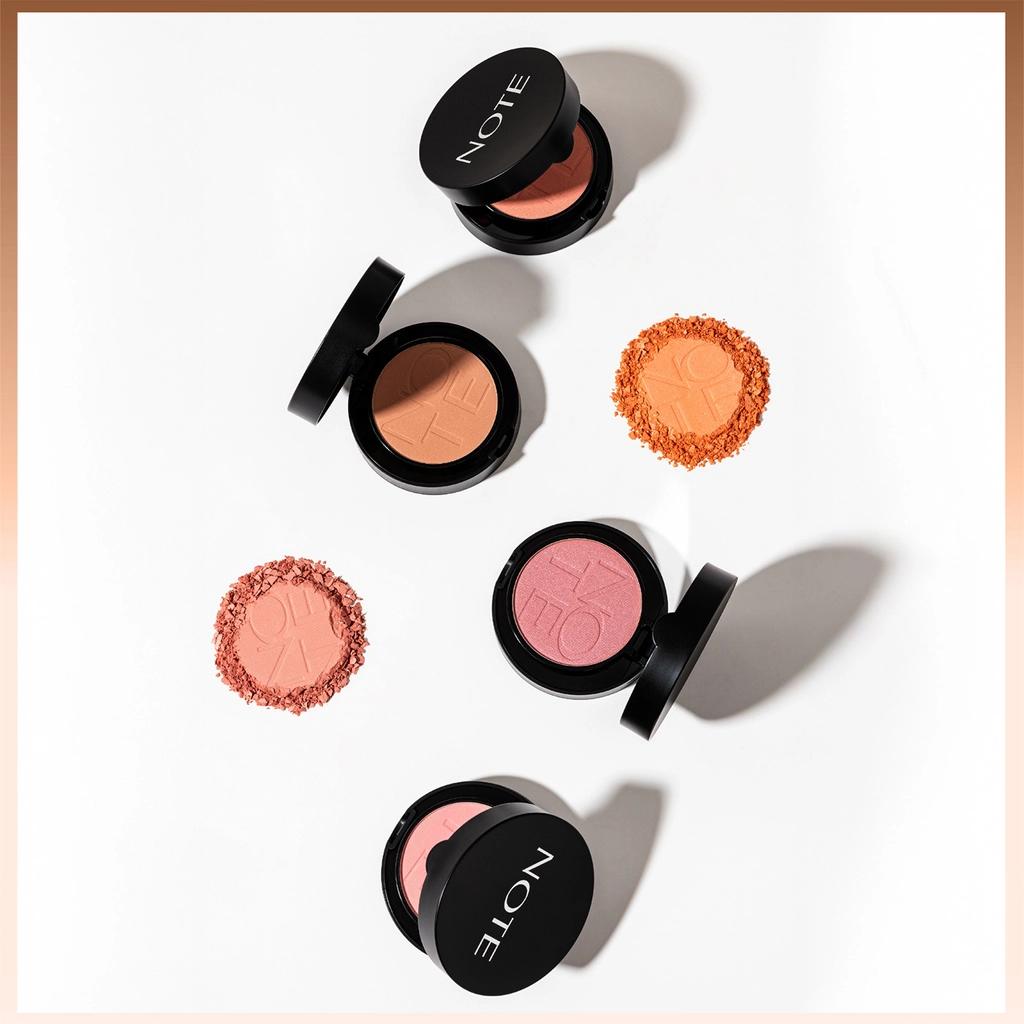 Note Luminous Silk Compact Blusher in 14 Dreamy Coral 5.5g