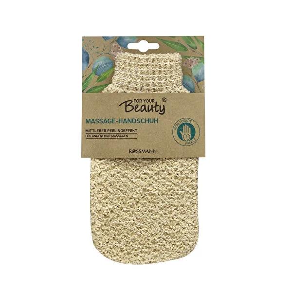 For Your Beauty Wellness Exfoliating Bath Mitt - Natural Skincare, Gentle Exfoliation & Organic Cotton Bath Accessory - image 2