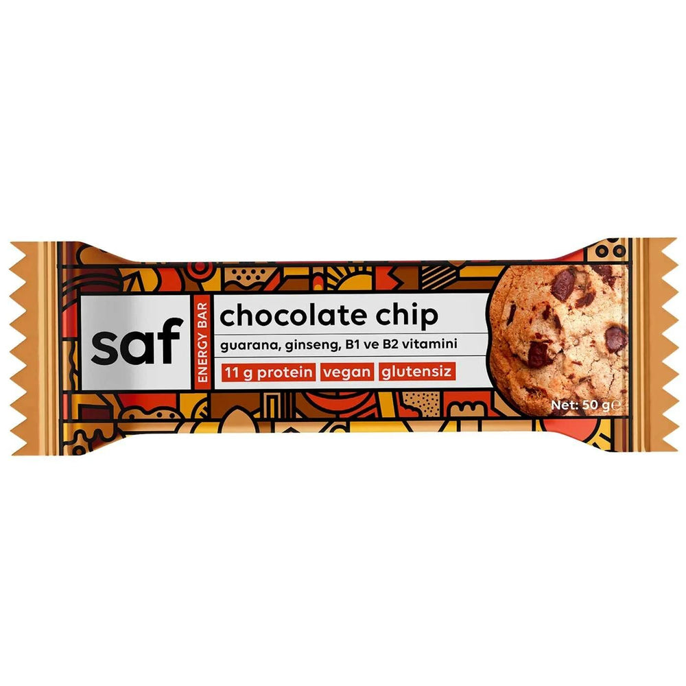 Saf Chocolate Chip Energy Bar for Natural Fuel 50g