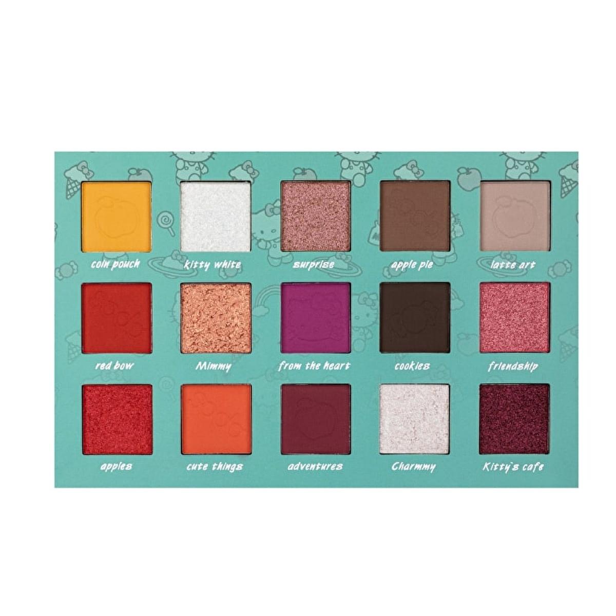 Soda Hello Kitty Makeup Palette - Colorful Eye Shadow Pallete for Kawaii Fans Soda Hello Kitty Makeup Palette - Kawaii Eye Shadow Hello Kitty makeup palette, colorful eye makeup, kawaii cosmetics, unique makeup design, Soda Hello Kitty, makeup for young adults, Hello Kitty fan gifts, diverse eye shadow palette, cosmetic gifts, kawaii beauty products