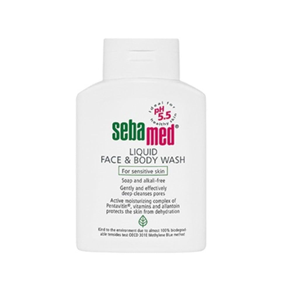 Sebamed Liquid Face & Body Wash - Gentle, Moisturizing, pH 5.5 Cleanser for Sensitive Skin - 200ml Sebamed Liquid Face & Body Wash - pH 5.5 Gentle Cleanser Sebamed Liquid Face & Body Wash, pH 5.5 face wash, Gentle cleansing for sensitive skin, Moisturizing face and body wash, Sebamed Likid Yüz ve Vücut Temizleyici, Sensitive skin care, Gentle face wash, Moisturizing body wash, Sebamed, Skincare for dry skin, pH balanced cleanser, Face and body wash, Pentavitin, Vitamins, Allantoin, Natural skincare, Hydrati
