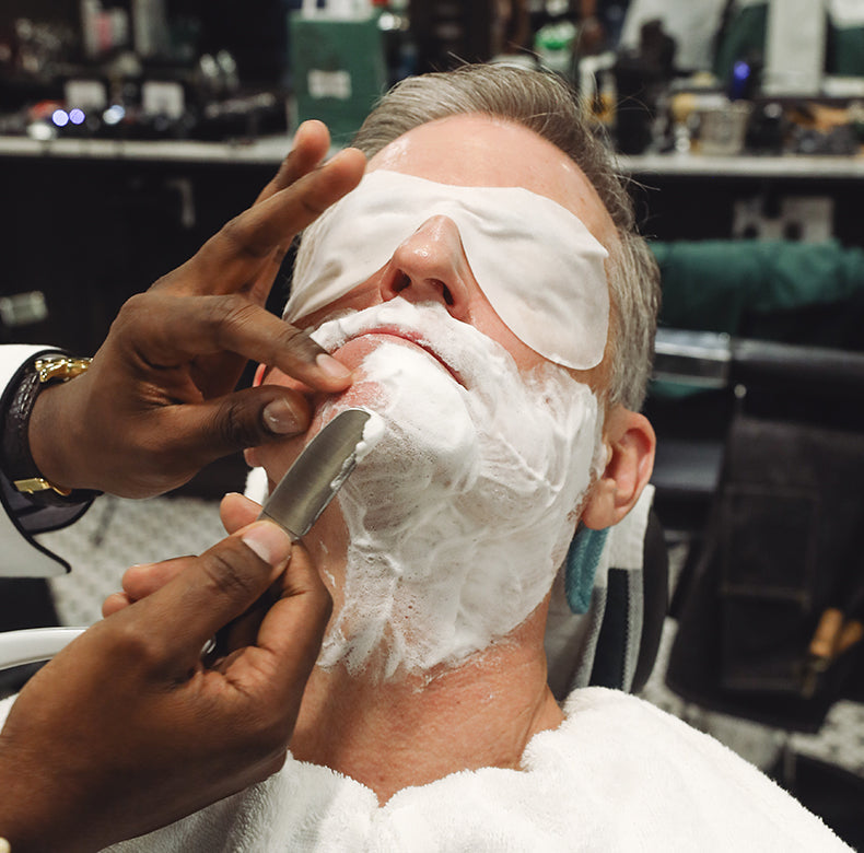 Proraso Shaving Cream in use