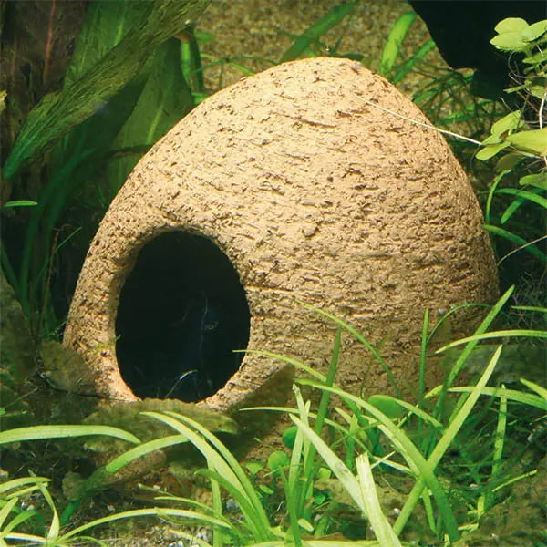 JBL Ceramic Spawning Cave for Aquarium Fish, Natural Shelter Decor
