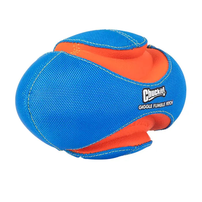Chuckit Giggle Fumble Fetch Squeaky Dog Toy for Active Play