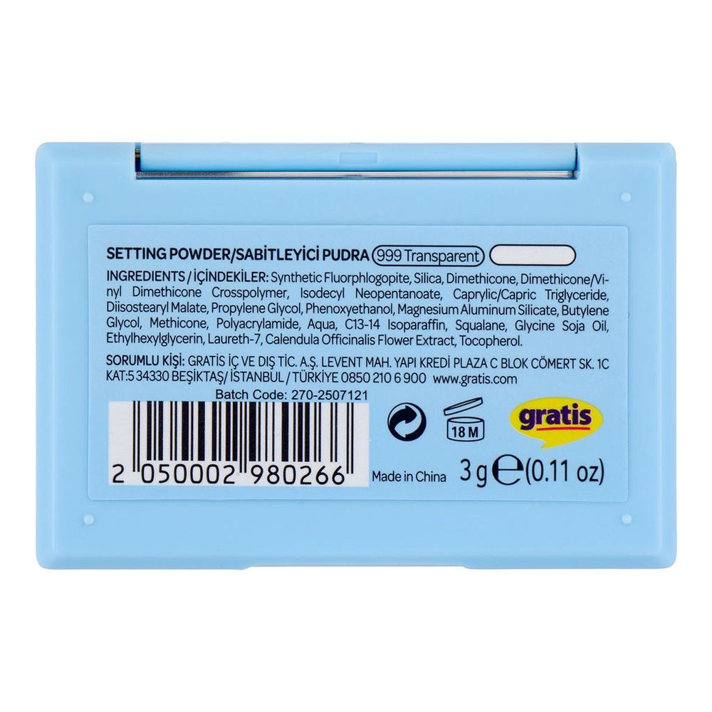 Beaulis Fun Filter Zone Setting Powder Transparent 999 10g