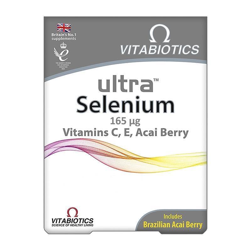 Vitabiotics Ultra Selenium Dietary Supplement for Health and Wellness - Antioxidant Support with Selenium, Vitamin C, E, and Açai Extract for Adults and Children Over 11 Vitabiotics Ultra Selenium - Antioxidant Dietary Supplement Dietary Supplement, Selenium Supplement, Vitamin C Supplement, Vitamin E Supplement, Açai Extract Supplement, Antioxidant Supplement, Health and Wellness, Adults, Children Over 11, Nutritional Support, Antioxidant Support, Health Conscious, Wellness Products