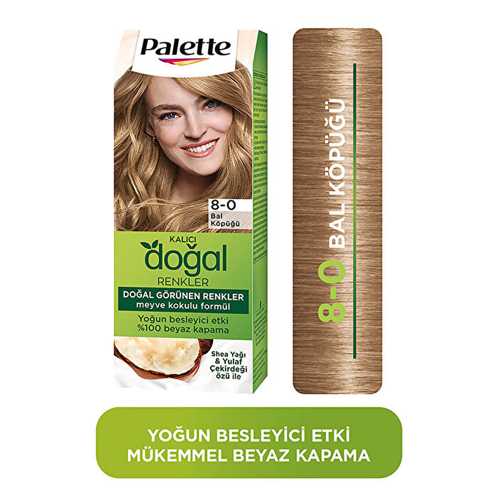 Permanent Hair Color 8-0 Honey Blonde - Natural Results | Palette - view 2