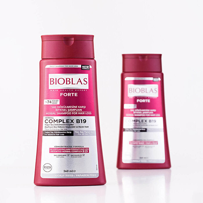 Bioblas Forte Shampoo 360ml - Intensive Hair Loss Treatment | Herbal Complex - view 5