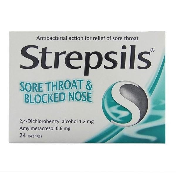 Strepsils Menthol Pastil - Soothing Relief | 24 Count