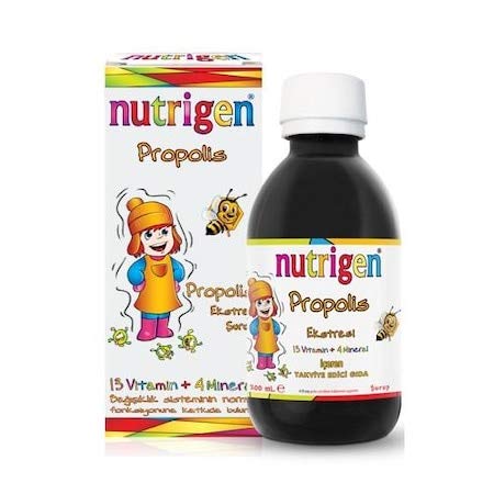 Nutrigen - Propolis Syrup for Kids - Multivitamin Supplement for Children's Health &amp; Immune Support