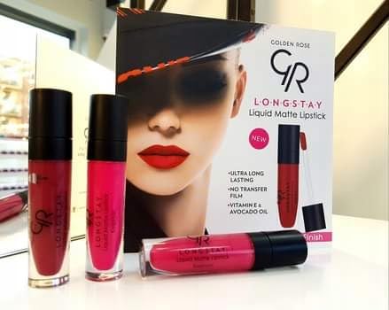 Golden Rose Liquid Matte Lipstick - Long-Lasting, Moisturizing Lip Color with Vitamin E & Avocado Oil