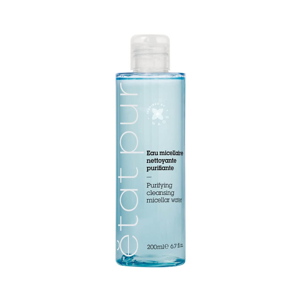Etat Pur Micellar Water Makeup Remover for Face, Lips & Eye Area - Gentle, No-Rinse Cleansing Solution for Combination/O