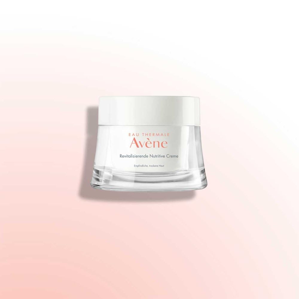 Avene Moisturizing Cream for Dry &amp; Sensitive Skin - Rich Hydration &amp; Nourishment with Vitamin E &amp; Thermal Water
