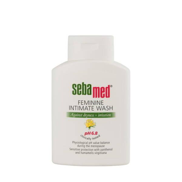 sebamed feminine intimate wash menopause 200ml bottle, label of sebamed feminine intimate wash for menopause Sebamed Feminine Intimate Wash - Menopause | 200ml Sebamed Feminine Intimate Wash - Menopause | 200ml sebamed, feminine-intimate-wash, menopause-care, women-health, intimate-hygiene, gentle-cleanser, moisturizing, natural-ph, daily-use, ai-generated