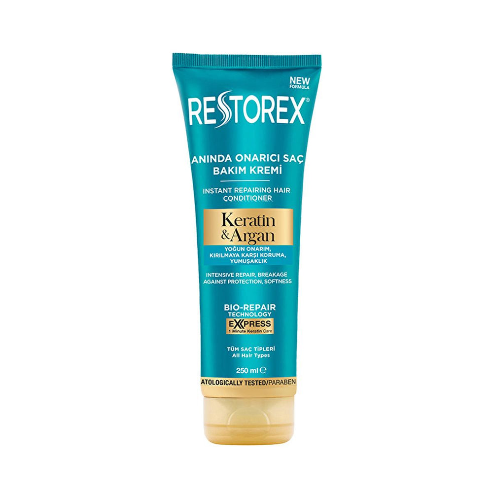 Restorex Keratin & Argan Hair Care Cream 250ml - Repair & Nourish Damaged Hair - view 3