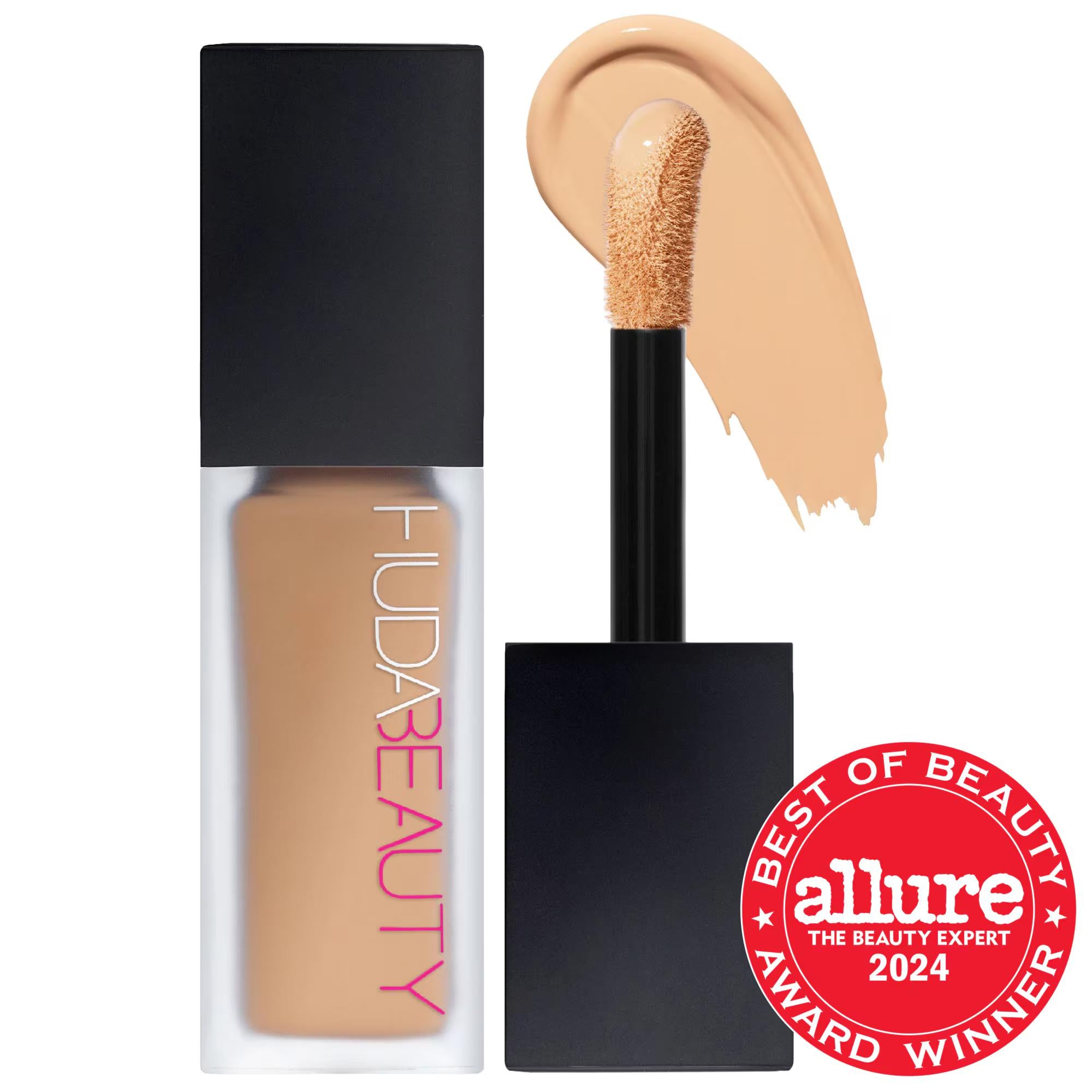 Huda Beauty #FauxFilter: Waterproof Matte Concealer | Full Coverage, Transfer-Proof & Vegan - Long Lasting Concealer for Oily Skin Huda Beauty Waterproof Matte Concealer | Full Coverage & Vegan waterproof concealer, matte concealer, full coverage concealer, vegan concealer, cruelty-free concealer, transfer proof concealer, non-comedogenic concealer, long lasting concealer, buildable coverage concealer, concealer for oily skin, concealer, makeup, face makeup, beauty, cosmetics, long-wear concealer, shine con