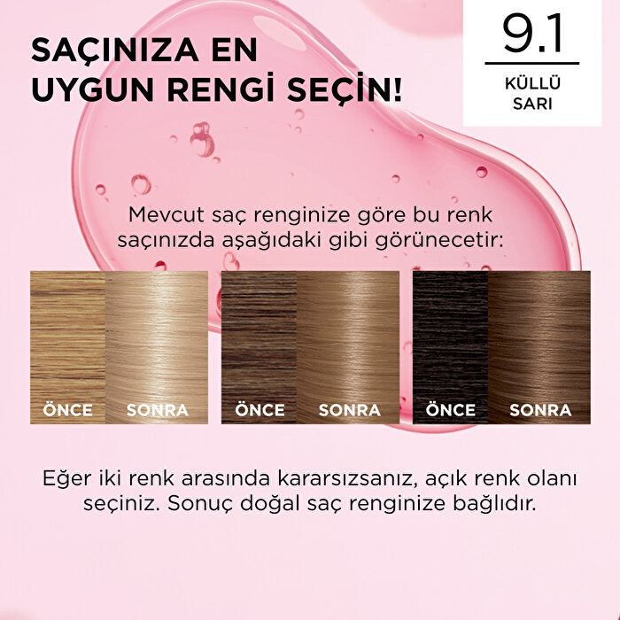L'Oreal Paris Excellence Crème Hair Color Ash Blonde 9.1 - 100% Gray Coverage | Professional Care - view 8