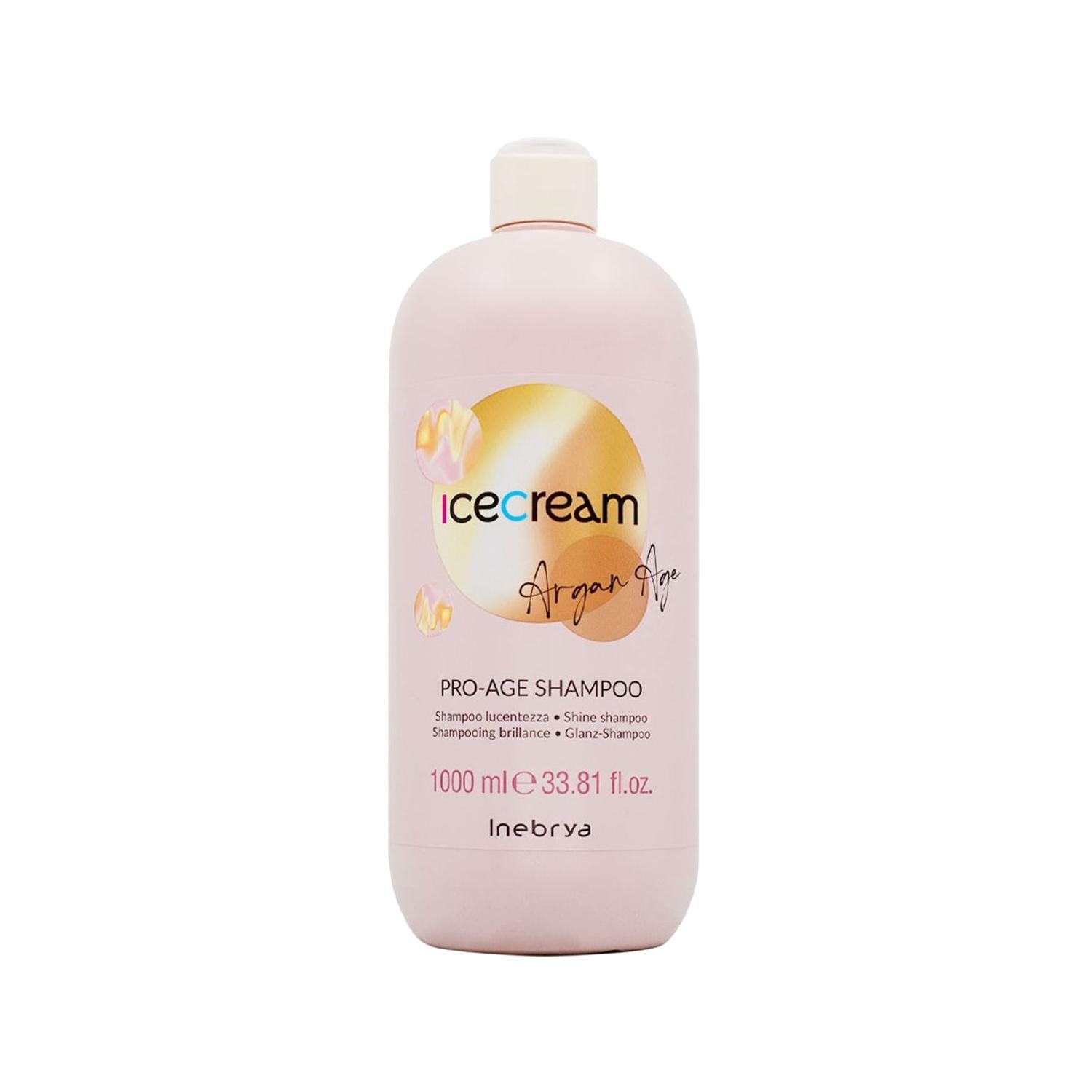 Inebrya Argan Oil Shampoo, Pro-Age Nourishing & Shine - 1000ml Inebrya Argan Oil Shampoo - Nourishing & Shine argun yağlı şampuan, argan oil shampoo, pro-age shampoo, nourishing shampoo, shine shampoo, hair care, anti-ageing hair care, argan oil benefits, long-lasting shampoo, 1000ml shampoo, hair nourishment, healthy hair