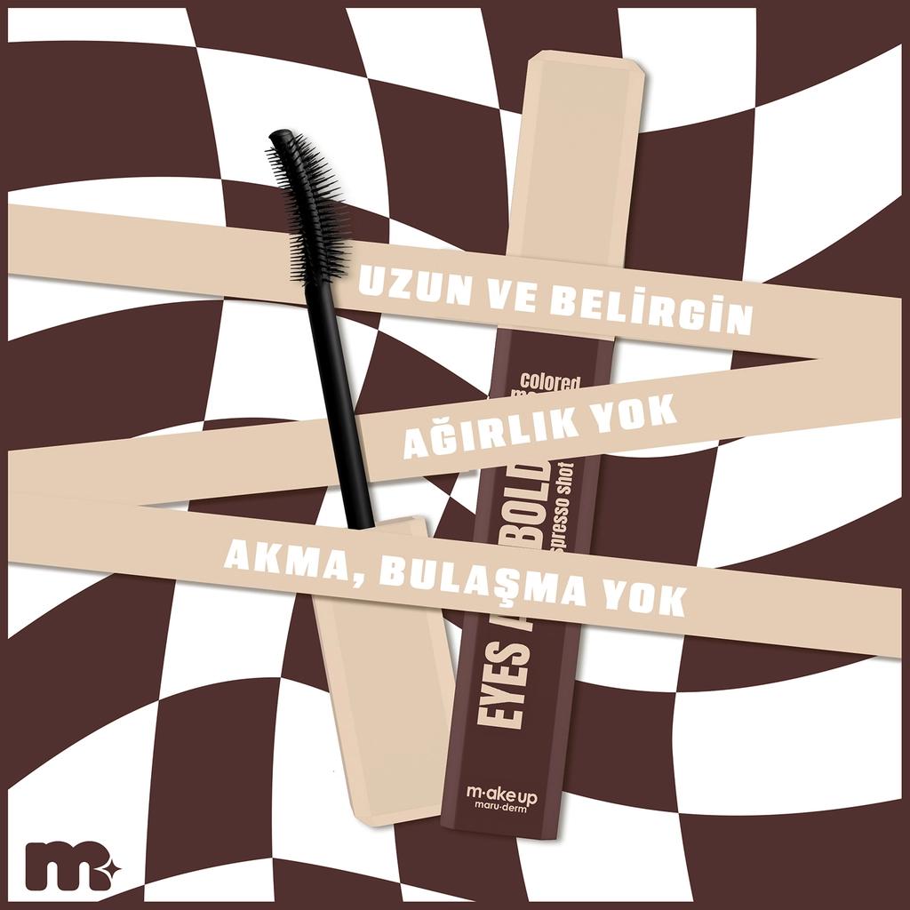 Maruderm Eyes Are Bold Colored Mascara Espresso Shot 9ml