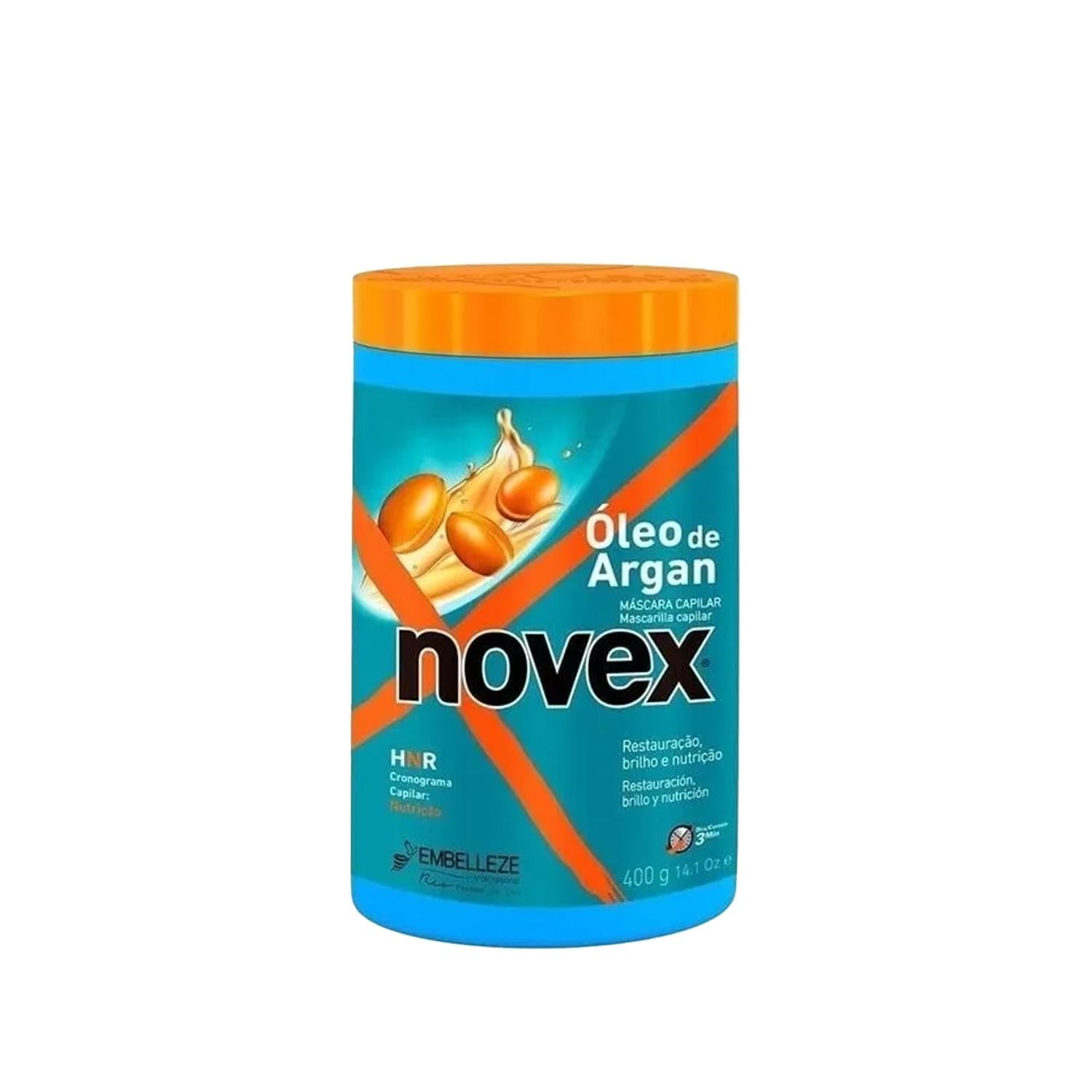 Novex Argan Oil Hair Mask for Damaged and Processed Hair - 400g Repairing and Nourishing Treatment Novex Argan Oil Hair Mask for Damaged Hair - 400g Novex Argan Oil Hair Mask, Repairing hair mask for damaged hair, Argan oil-based hair care, Nourishing hair mask for processed hair, Novex hair mask 400g, Hair repair, Damaged hair care, Argan oil hair treatment, Hair nourishment, Hair mask for dry hair