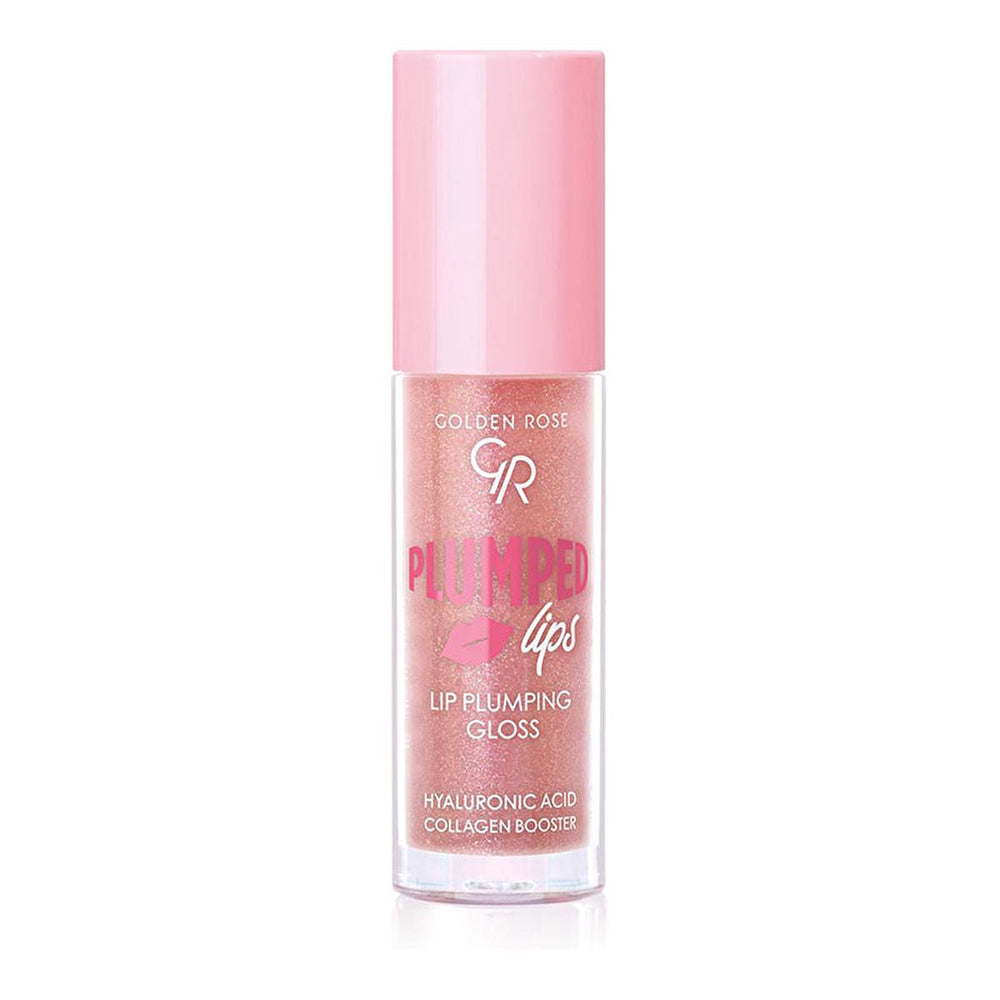 Golden Rose Lip Plumping Gloss No:206 - Hydrating, Non-Sticky, Plumps Lips with Hyaluronic Acid & Ginger Oil - view 2